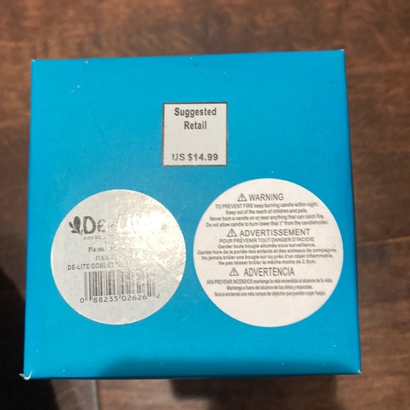 De-Lite hand painted personality HAPPY BIRTHDAY tall stem wine glass NWT - Picture 5 of 5